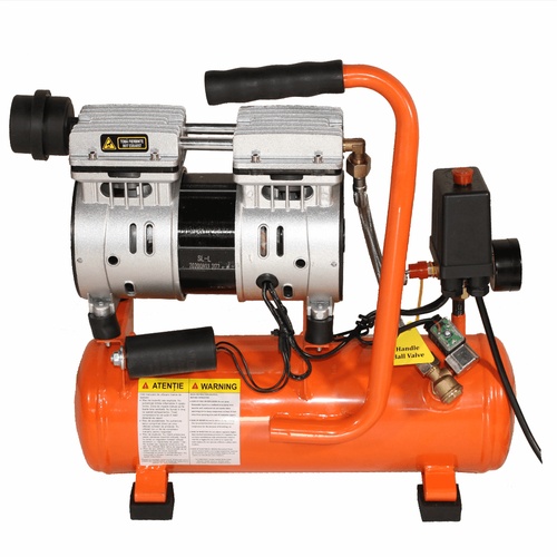 Bisonte SC008-009 direktmeghajtású, csendes, olajmentes kompresszor (8bar 9liter 550W)