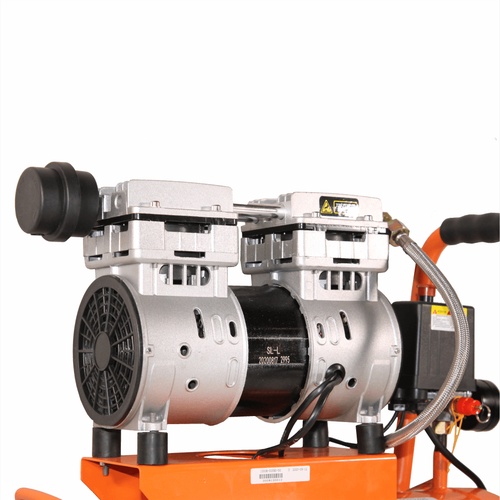 Bisonte SC012-025 direktmeghajtású, csendes, olajmentes kompresszor (8bar 25liter 850W)