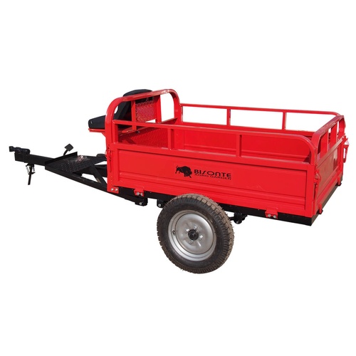 Bisonte BTA-600R pótkocsi kapálógépekhez, teherbírás 600kg