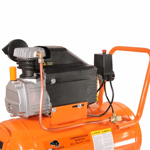 Bisonte SF020-050 olajkenésű kompresszor (1,5kW, 50L, 8bar)